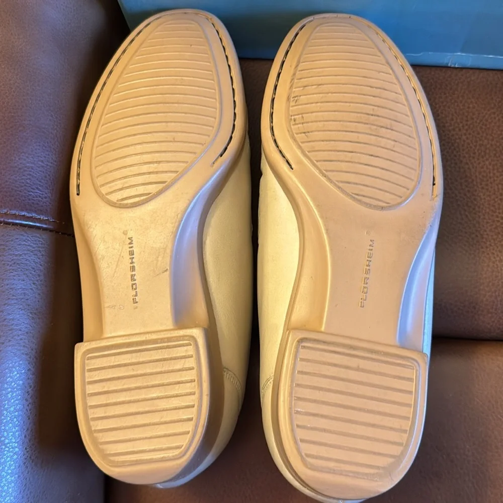 Florsheim men’s Riva comfort tech beige leathered upper & lining shoes